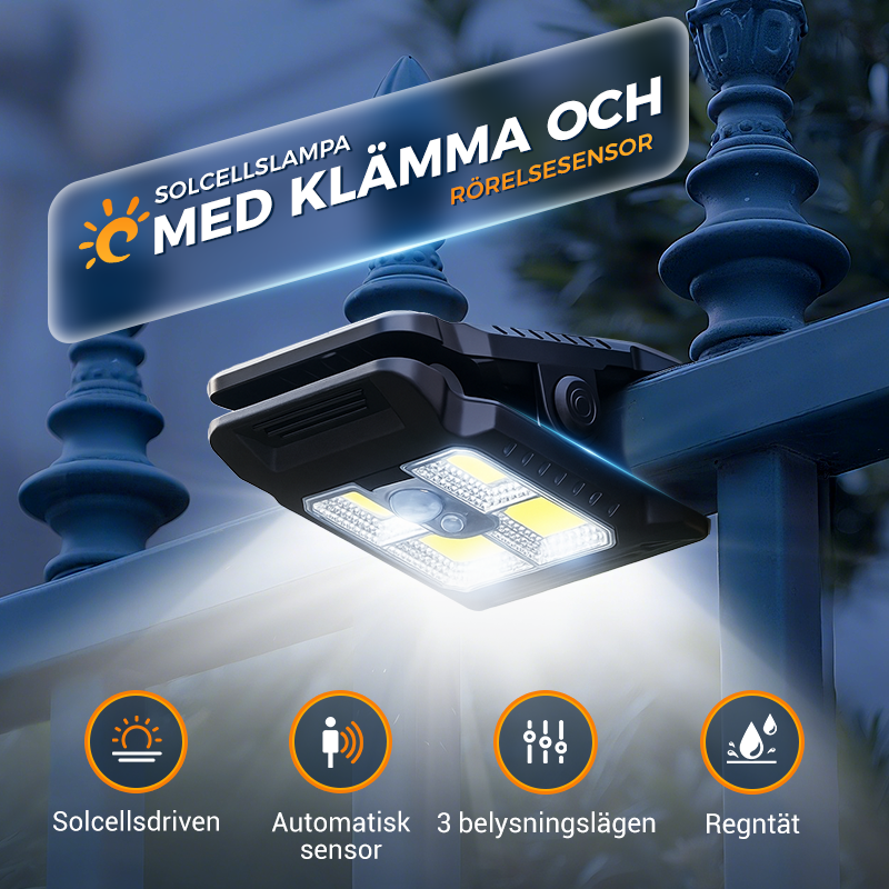 Solar Motion Sensor Light — Instant Security Lighting
