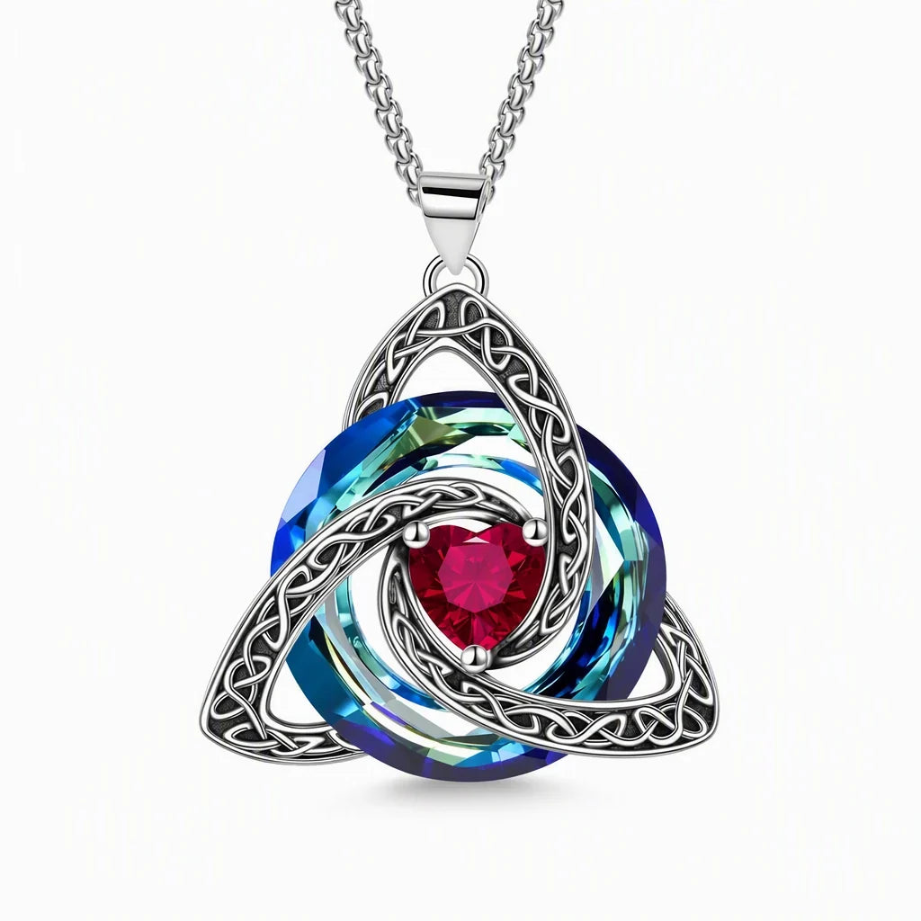 LunaKnot — Celtic Birthstone Pendant Necklace | 50% OFF