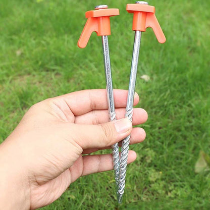 BlazeGrip — Steel Tent Stakes 4pcs set | 50% OFF