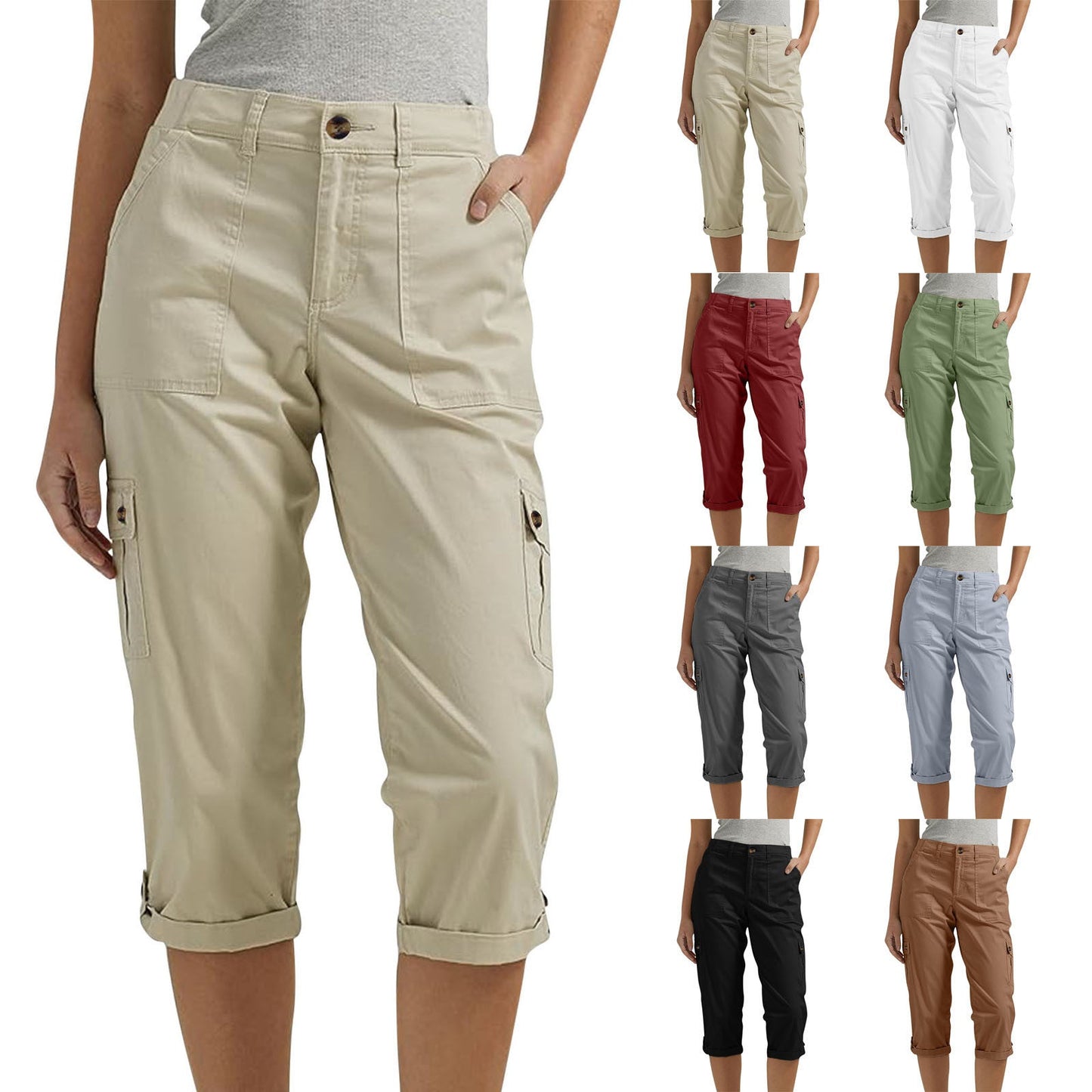 Heidi – Women's Capri Pants with Stretch and Practical Pockets