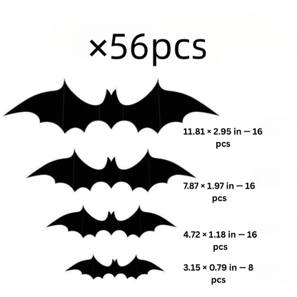 PhantomWing — 3D Halloween Bat Wall Stickers | 50% OFF