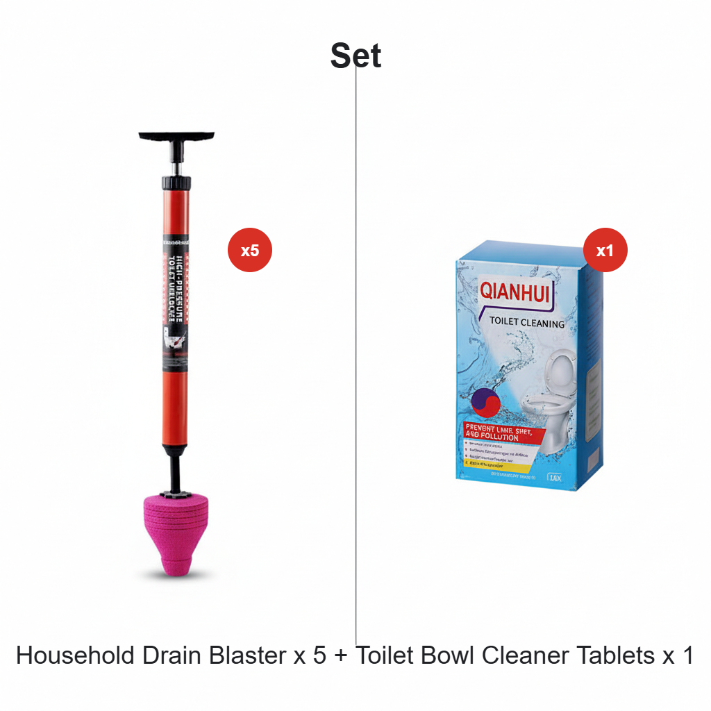 Household Drain Cleaner — Quickly Eliminate Clogs