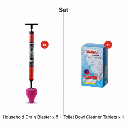 Household Drain Cleaner — Quickly Eliminate Clogs