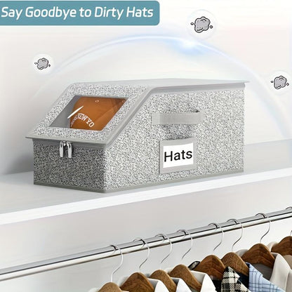 Stacking Box Hat Boxes — Clear, Orderly Safety