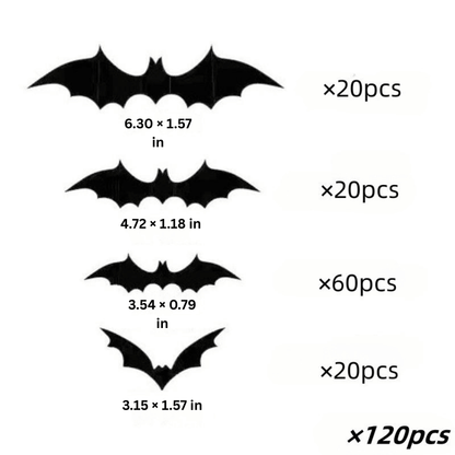 PhantomWing — 3D Halloween Bat Wall Stickers | 50% OFF