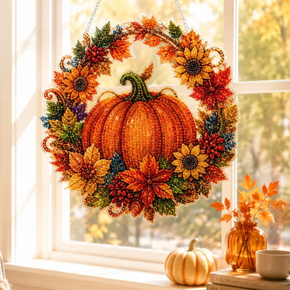 Autumn Radiance Wreath — Cozy Glow Every Day