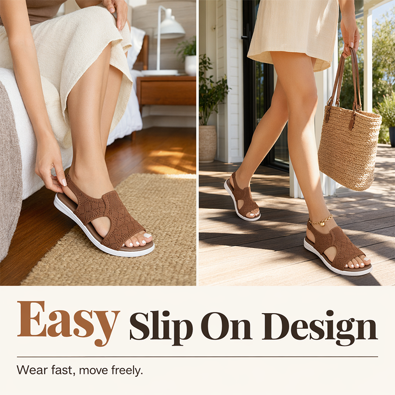 Emma — Lightweight Breathable Sandals with Plush Cushioning