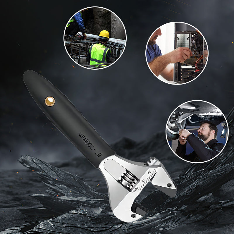 PowerGrip Adjustable Wrench — Master Nuts Effortlessly