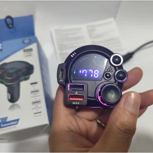 SpectraRide — Bluetooth Car FM Transmitter | 50% OFF