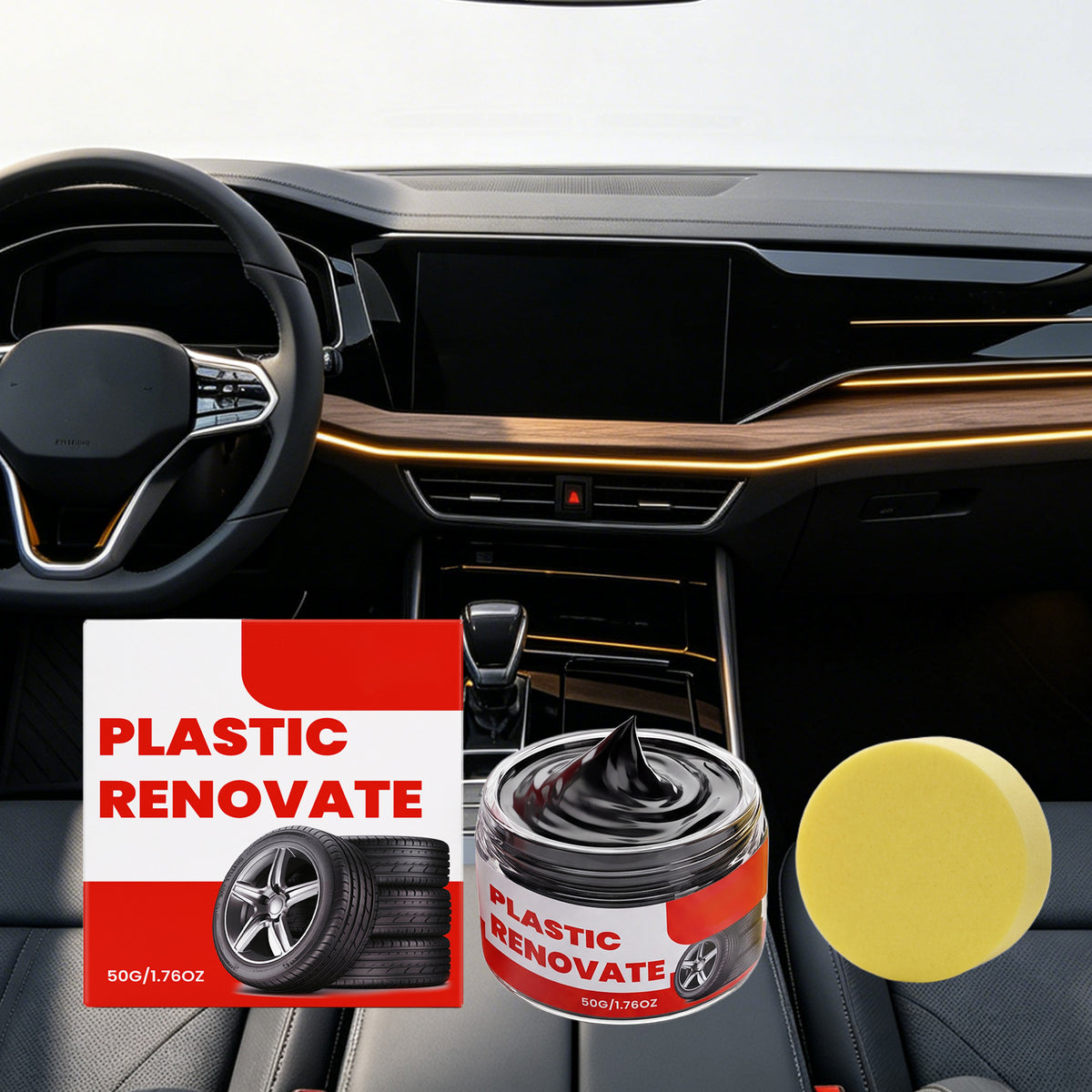 TireGloss — Deep Black Tire Paste | 1+1 FREE
