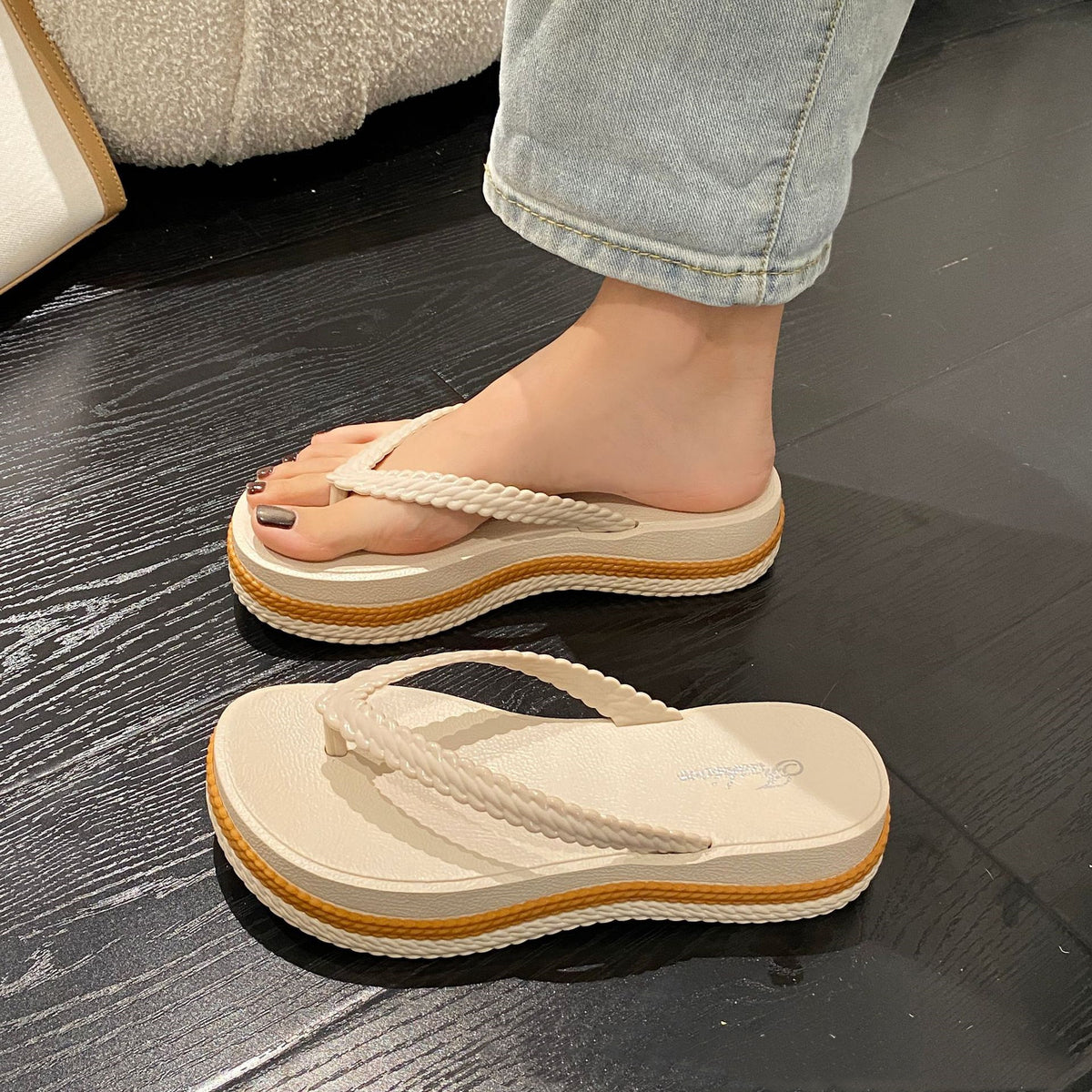 Maria — Braided Platform Summer Sandals | 50% OFF