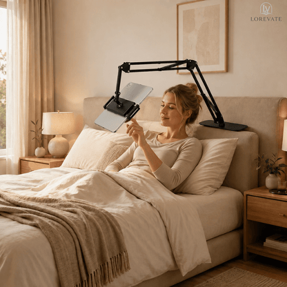 FlexView — Magnetic Bedside Tablet Stand | 50% OFF