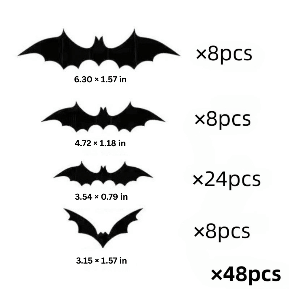 PhantomWing — 3D Halloween Bat Wall Stickers | 50% OFF