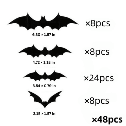 PhantomWing — 3D Halloween Bat Wall Stickers | 50% OFF