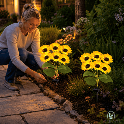 SunGlow — Solar Sunflower Lights | 50% OFF