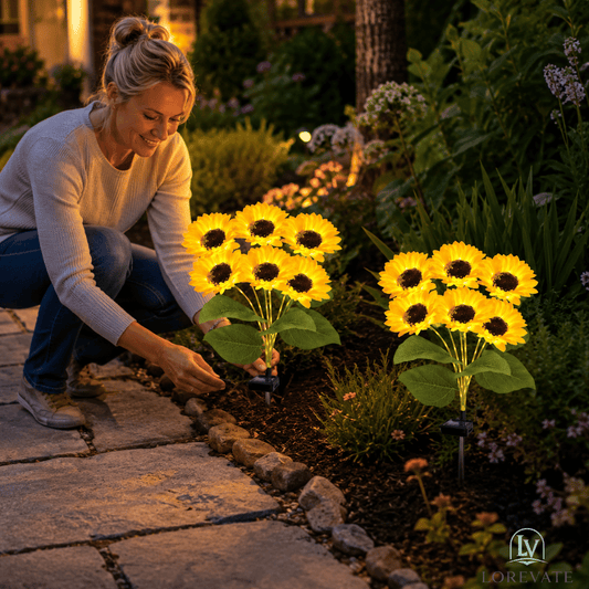 SunGlow — Solar Sunflower Lights | 50% OFF