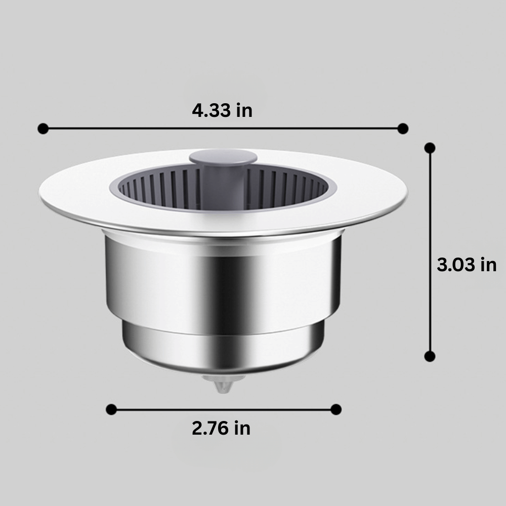 SinkSentry — Anti-Clog Drain Stopper 5pcs Set | 50% OFF
