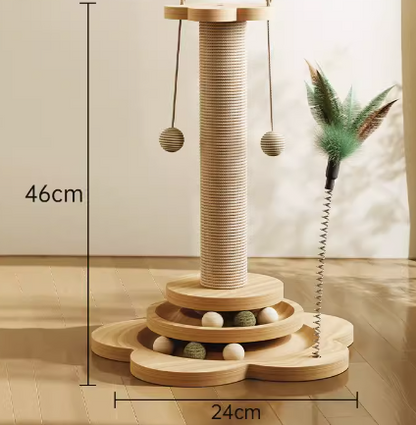 WhiskerJoy — 4-in-1 Cat Activity Center | 50% OFF