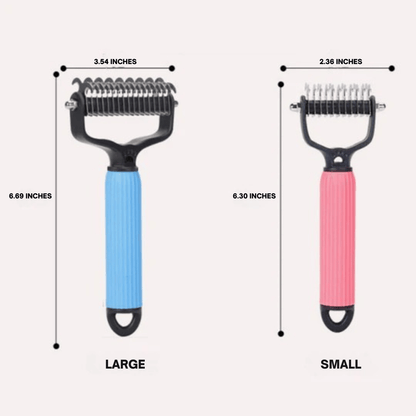 FurEase — Gentle Pet Grooming Brush | 1+2 FREE