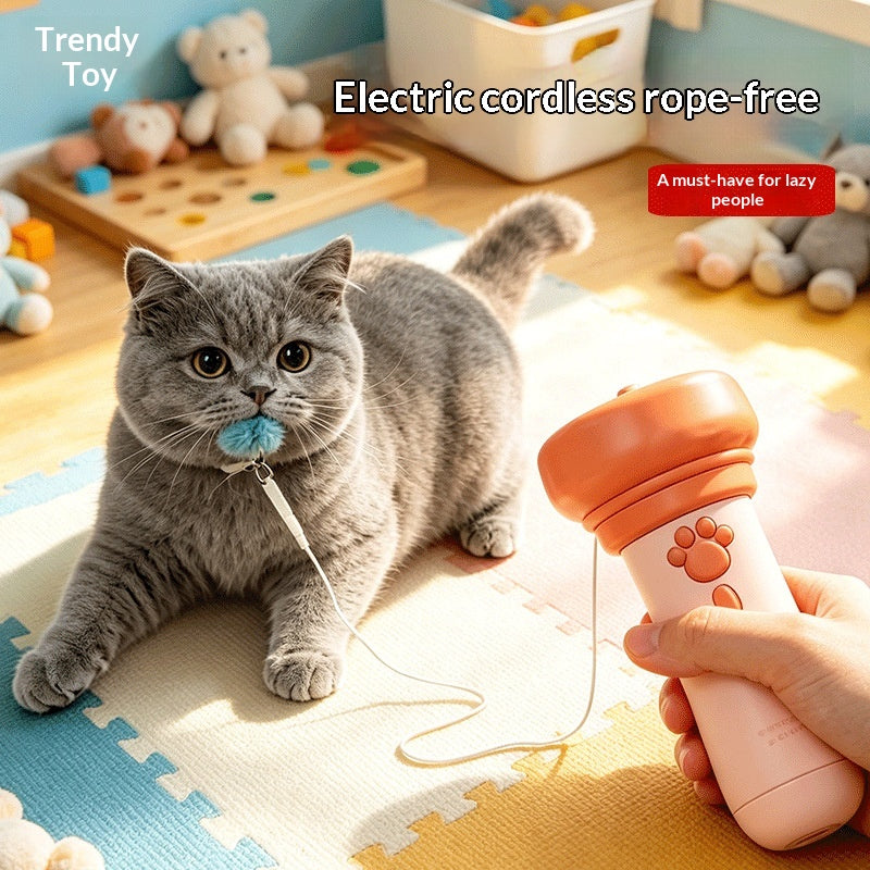 WhiskerZap — Elektrisches Katzenspielzeug mit Köder | 50 % RABATT