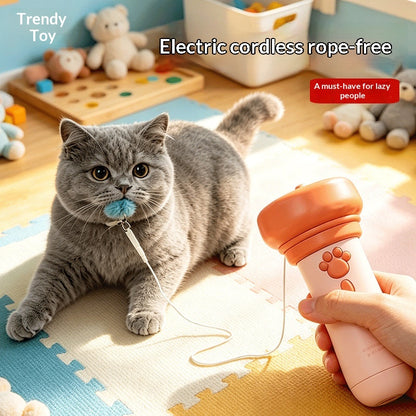 WhiskerZap — Elektrisches Katzenspielzeug mit Köder | 50 % RABATT