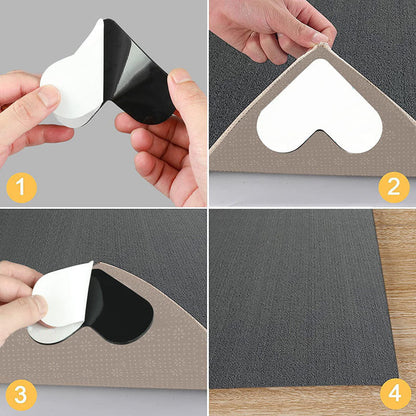 GripHeart — Safer Rugs, Secure Steps - 16 Pieces