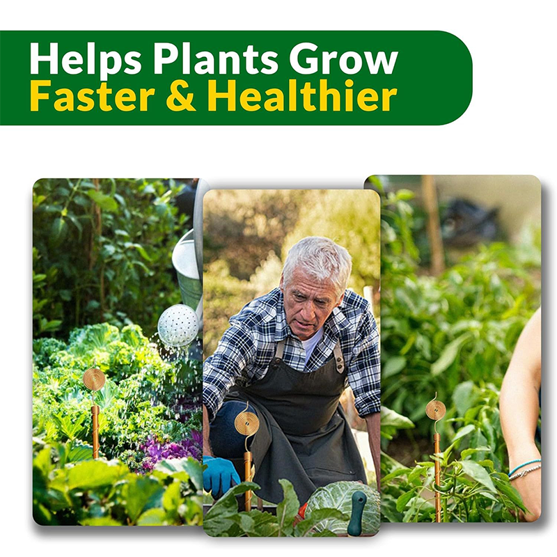 Copper Spiral Stake — Ignite Explosive Plant Growth
