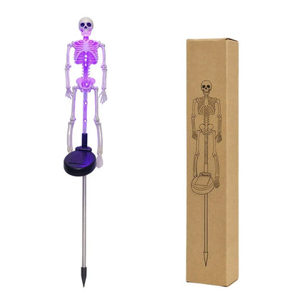 GlowPhantom — Solar Skeleton Halloween Stake Light | 50% OFF