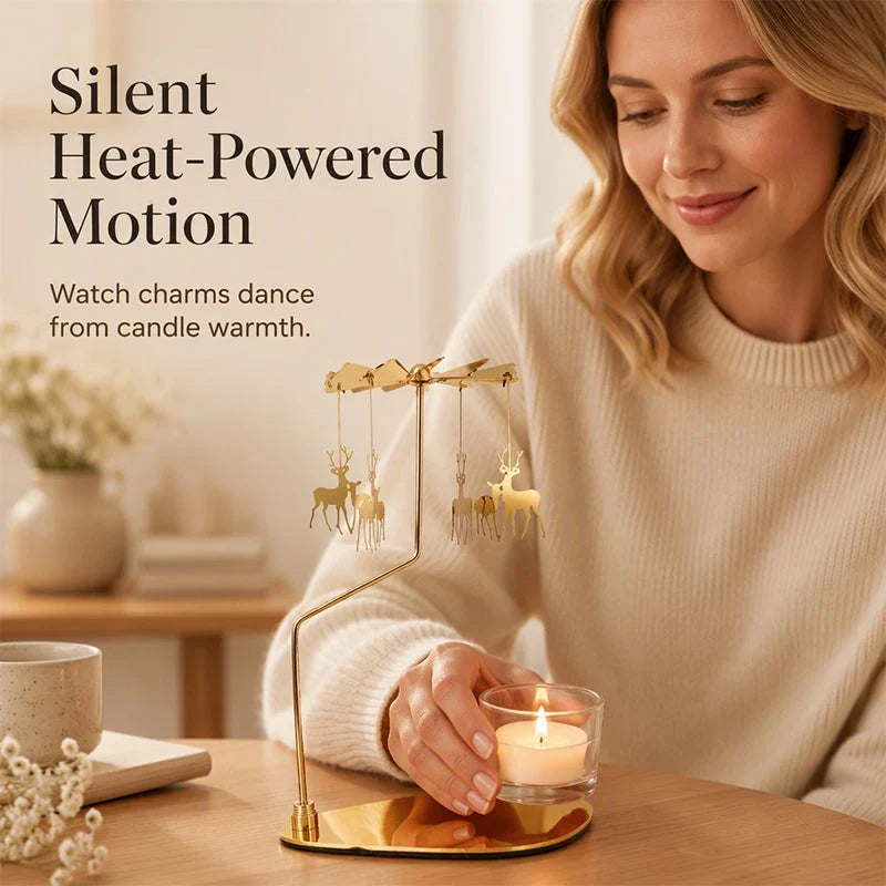 LumaTide Candle Spinner — Mesmerize With Warmth