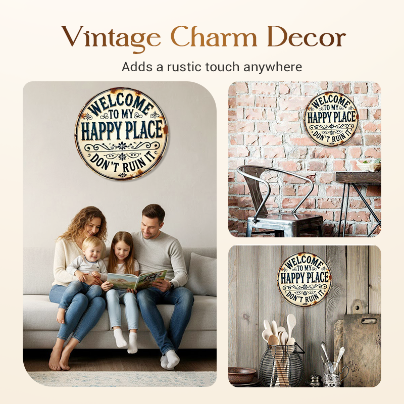 HearthGlow Vintage Circle – Timeless Warmth Instantly