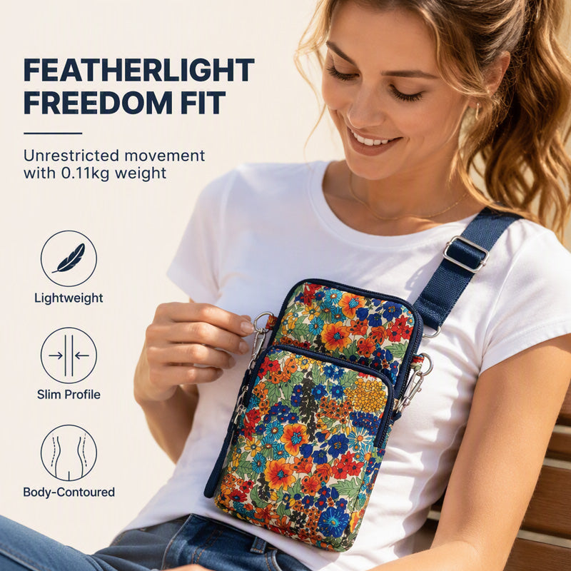 Stella — Lightweight Water-Resistant Crossbody Bag for Active Use