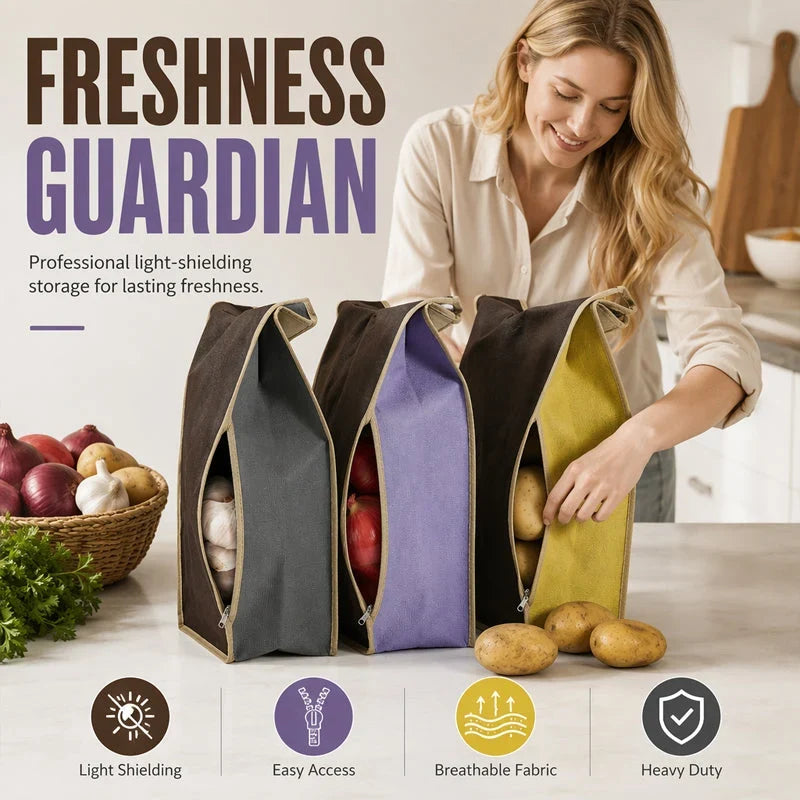 FreshNest Potato Bag — Keep Potatoes Perfect
