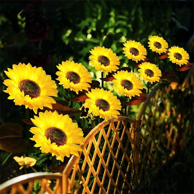 SunGlow — Solar Sunflower Lights | 50% OFF