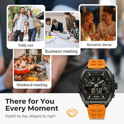 TimeMaster — Dual Display Sport Watch | 50% OFF