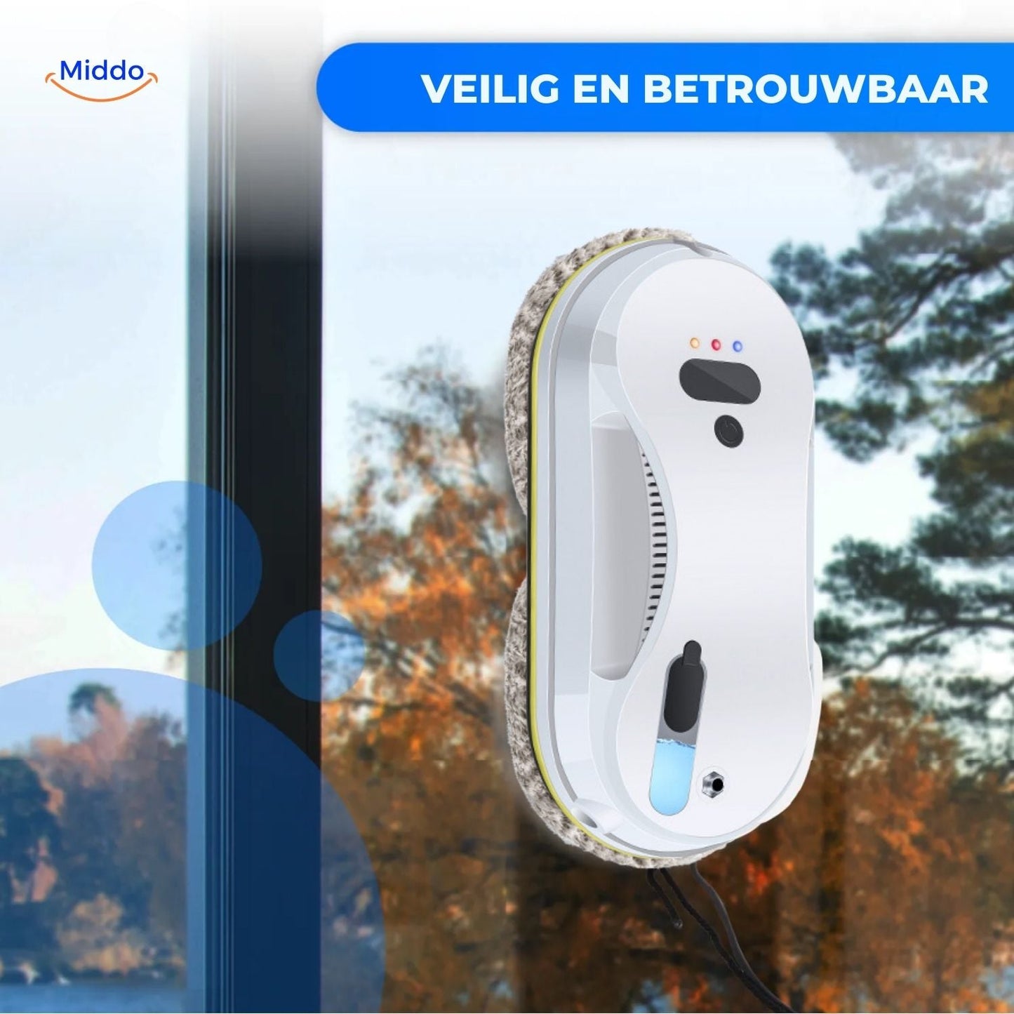 CleanSweep Window Robot — Effortlessly Sparkling Clean Surfaces