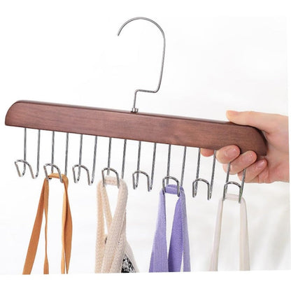 Timeless Wood & Steel Multi Hook Holder – Instant Order, Effortless Elegance