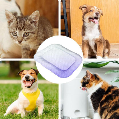 Ice Silk Pet Cooling Mat — Instant Cooling, Endless Comfort