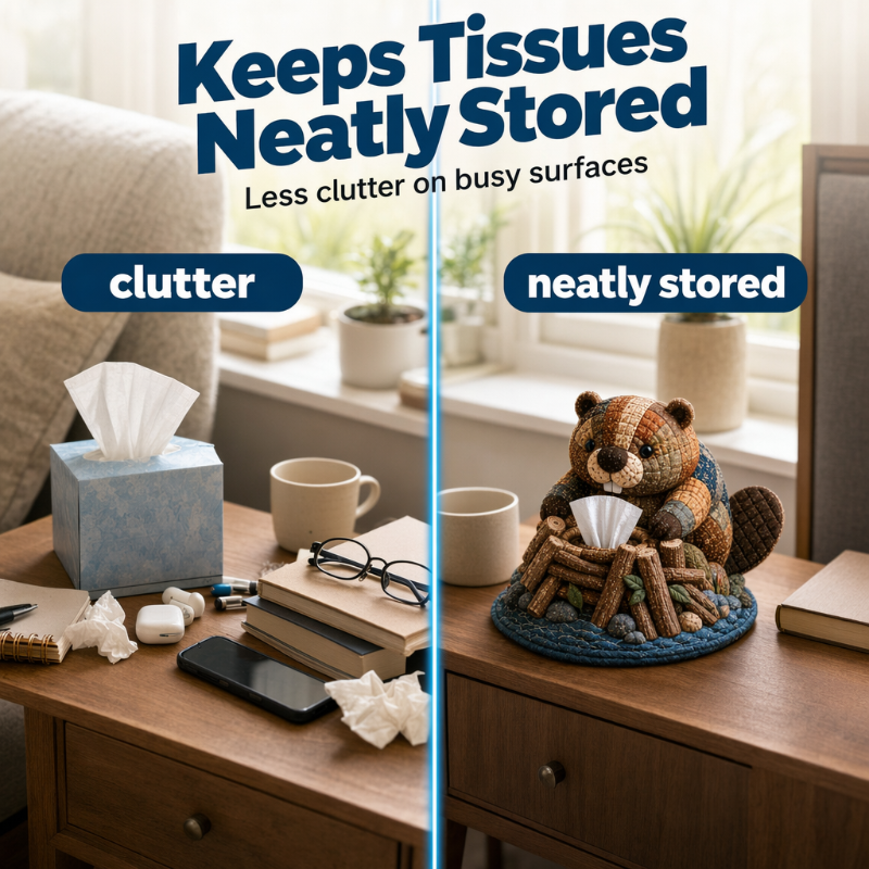 Charming Little Creatures DIY Tissue Box Craft Kit — Instantly Spark Joy