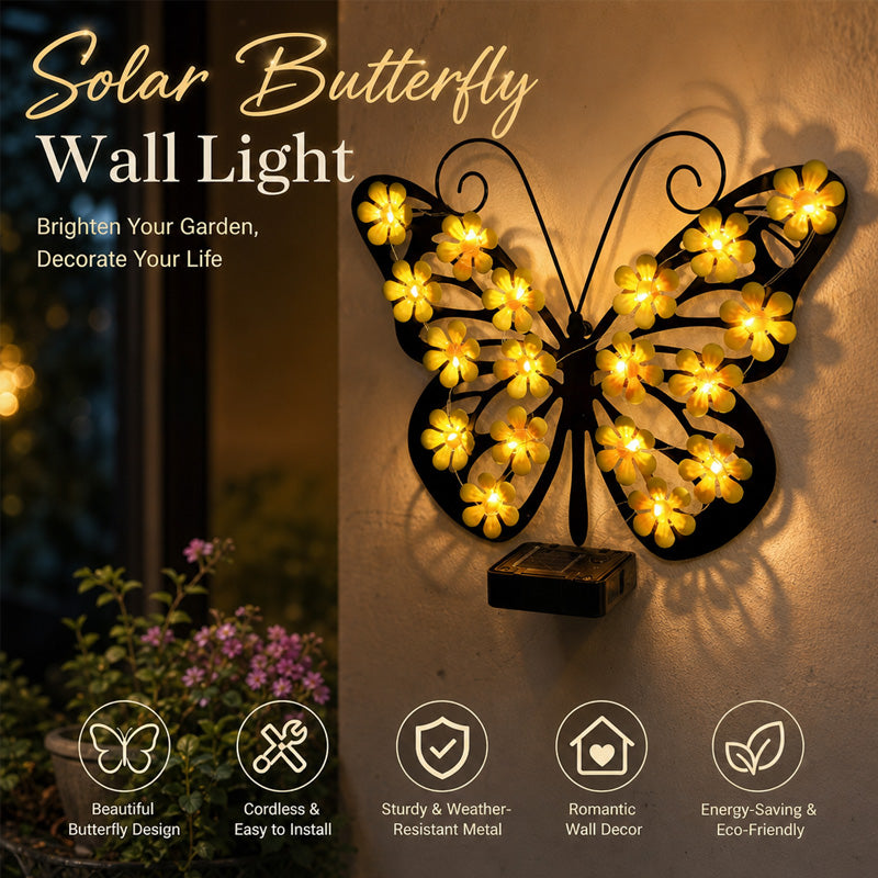 Solar Glow Butterfly — Enchant Your Evenings