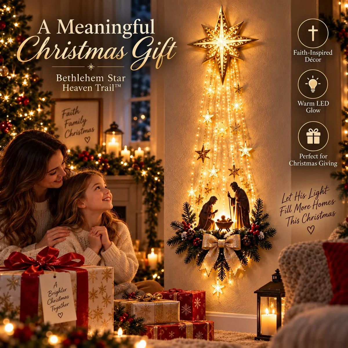 LumaVerity Nativity Light — Heartwarming Christmas Glow