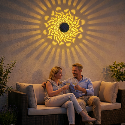 MandalaGlow — Solar Garden Lamp | 50% OFF