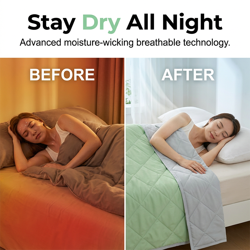 AeroChill Quilted Blanket — Sleep Cool. Wake Refreshed.