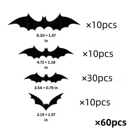 PhantomWing — 3D Halloween Bat Wall Stickers | 50% OFF