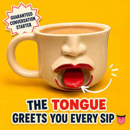 LipLark Ceramic Mug — Sip Bold, Feel Joy