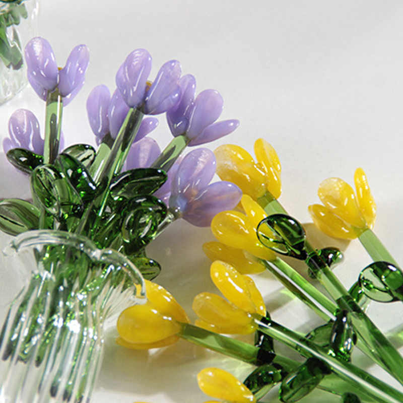 MiriFlor Mini Glass Flowers — Effortless Color Magic