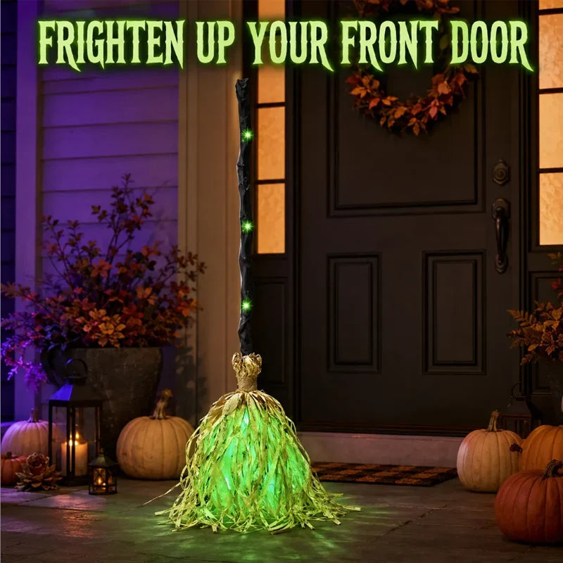 PhantomBroom — Walking Halloween Broom Decoration | 50% OFF