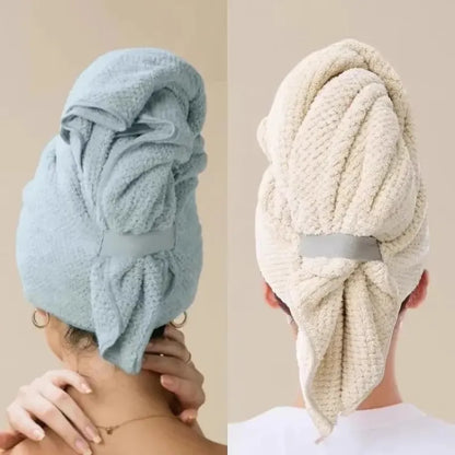 VelvetWave Hair Wrap — Dry Faster, Feel Amazing