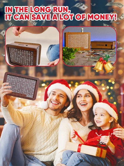 WealthBox — Wooden Savings Goal Bank | 50% OFF