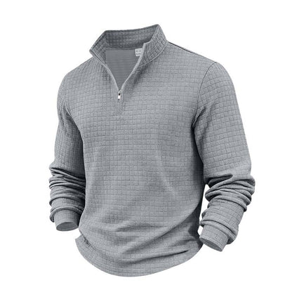 Michael — Midtown Pullover Sweatshirt with Structured Jacquard