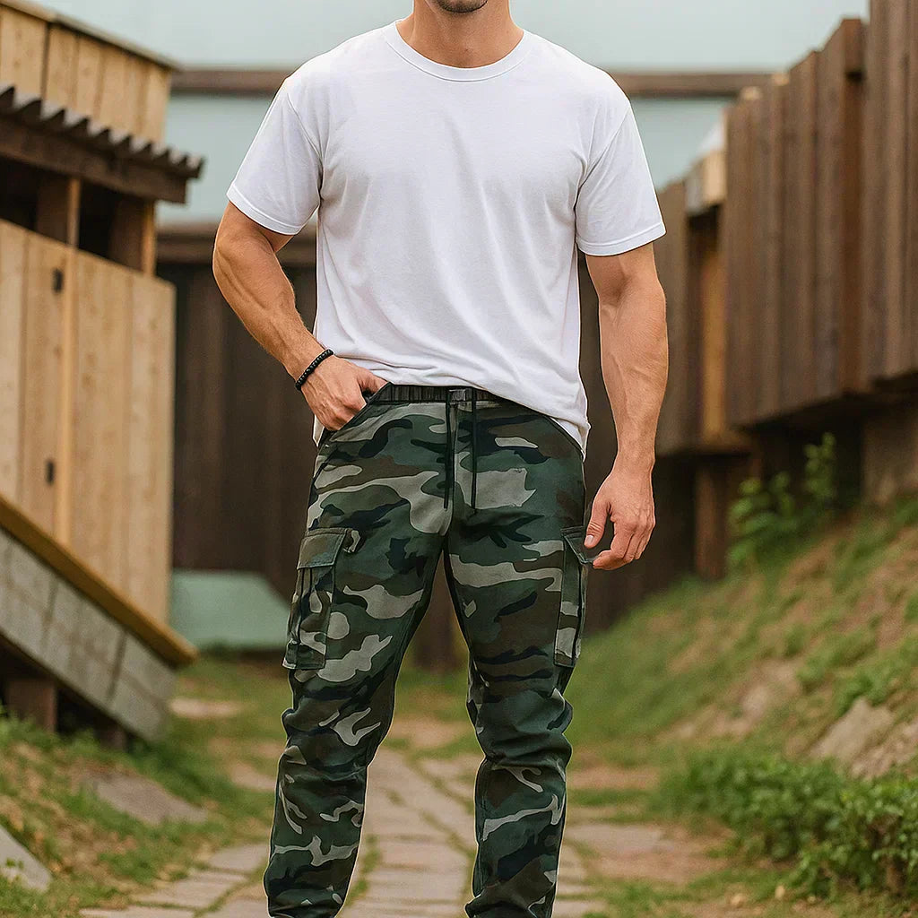 Peter – Durable Men's Cargo Pants with Flexible Waistband
